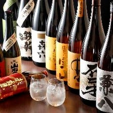 厳選された日本酒を豊富にご用意