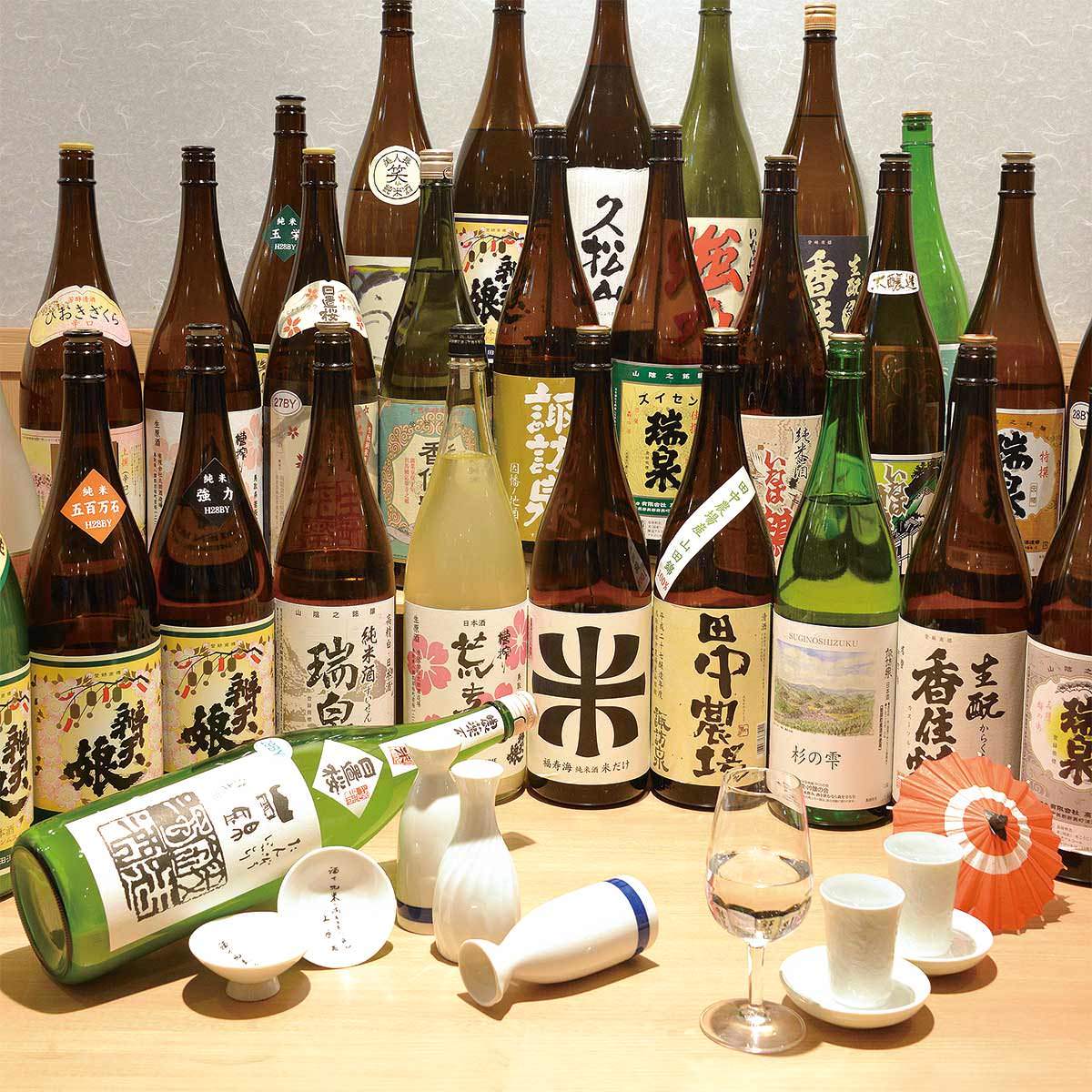 約30種の地酒が420円から！（税込）