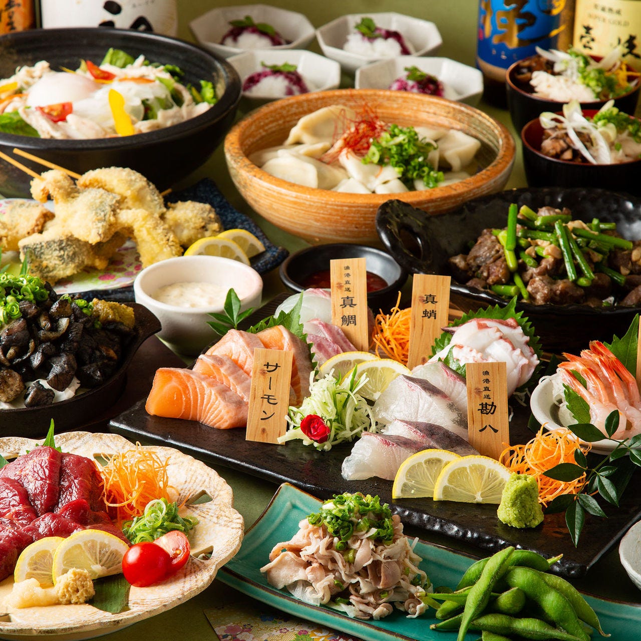 かこみ庵で九州一周旅行★九州の美味しい料理をお楽しみ下さい！