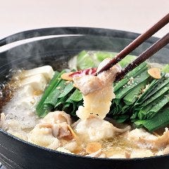 ニラたっぷり！！野菜もしっかり取れておいしい！もつ鍋