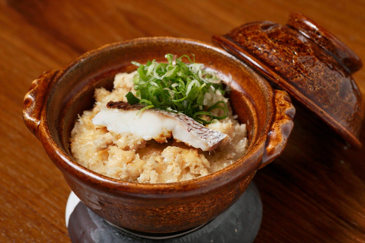 ◆ 鯛とチーズの土鍋ご飯 ◆