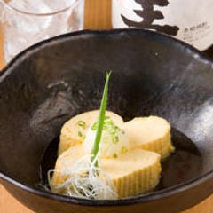 だしまき卵 注文時から巻きます！