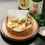 山菜五種天ぷら盛り合わせ