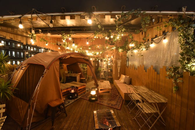 Tokyo Glamping Produce By Wbcafe トウキョウグランピングプロデュースバイダブルビーカフェ 日暮里 居酒屋 ぐるなび