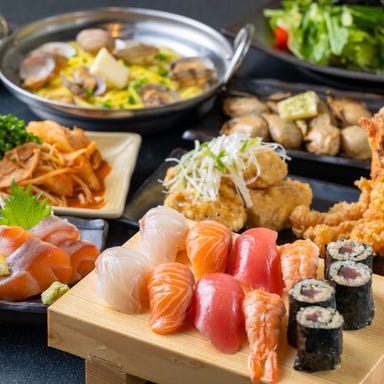 赤酢寿司と米油天ぷら 全席完全個室 漁天 今池本店  コースの画像
