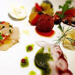 各コースでお楽しみいただける、前菜盛り合わせ