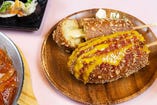 ジャンボハスドッグ(ソーセージ)+チーズ(モッチャレッラチーズ)