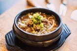 土鍋牛プルゴギ定食 （季節限定）Bulgogi soup