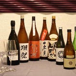 日本各地の珍しい地酒やワインでおもてなし