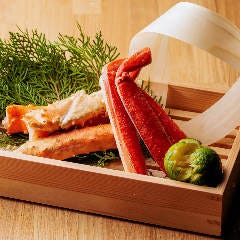 全席完全個室&times;日本酒 創作ダイニング 蟹よし 田町駅前店_【蟹尽くしの贅沢】蟹味噌や蟹しゅうまいなど7品揃えた極上蟹鍋コース6000円＜料理のみ＞