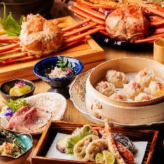 全席完全個室&times;日本酒 創作ダイニング 蟹よし 田町駅前店_【蟹尽くしの贅沢】蟹味噌や蟹しゅうまいなど7品揃えた極上蟹鍋コース6000円＜料理のみ＞