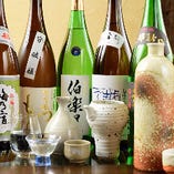 日本酒も豊富に揃えています絶品料理とお楽しみください