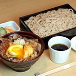 【玉子天丼ｾｯﾄ】とろ～り半熟玉子の天ぷらと甘辛のタレが美味