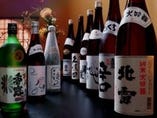 種類豊富な日本酒＆焼酎を兼ね備えております。