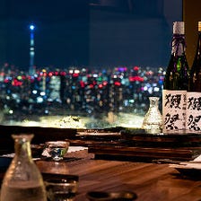 東京のランドマークを一望できる夜景