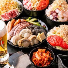 自慢のもんじゃを思う存分楽しめる！