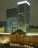 【夜景】東京駅の夜の姿が見える 人気の特等席。