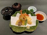 大海老入り天ぷら御飯・味噌汁セット　2,300円