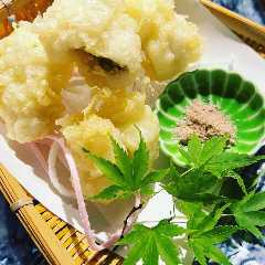 活け鱧(はも)天ぷら