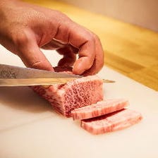 肉の質、切り方にも徹底的なこだわり