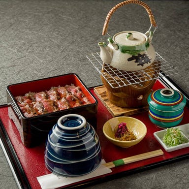 嵐山 喜重郎_和牛ロースステーキ肉まぶし膳