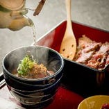 和牛ももステーキ肉まぶし膳　Wagyu beef round steak rice box Hitsumabushi set