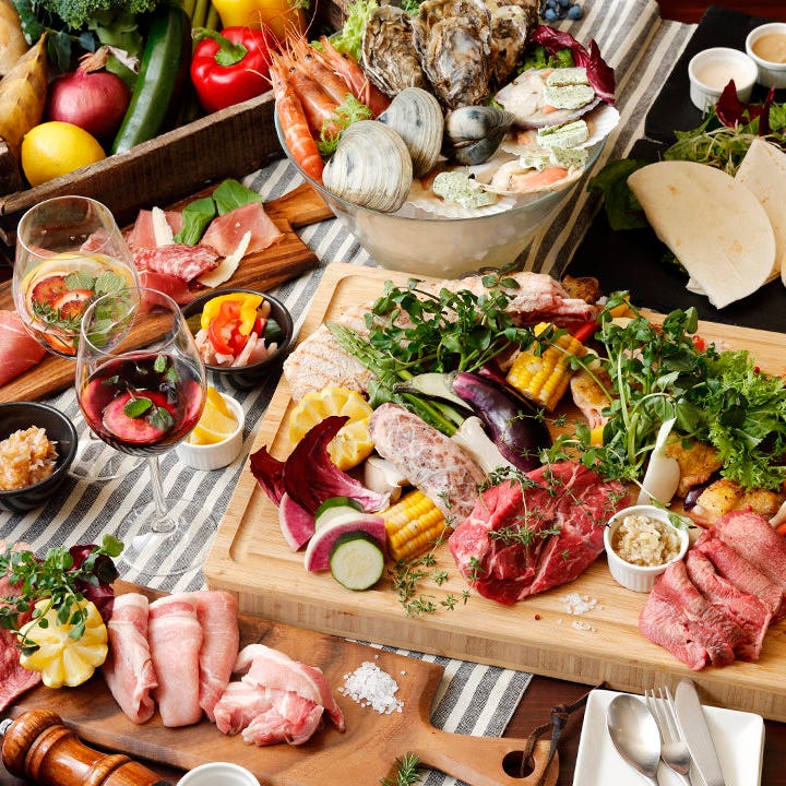 スパニッシュイタリアン SOLA_駅チカ!手ぶらでBBQ!