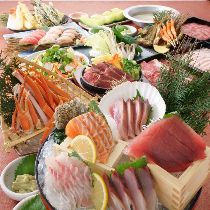 極 きわみ の宴 刺身 ズワイガニなどに 選べる料理も付いた贅沢な極みの豪華コースの詳細 海鮮居酒屋 はなの舞 茂原南口店 茂原 居酒屋 ぐるなび