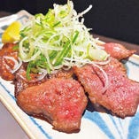 牛タン　うす切りねぎ塩焼き