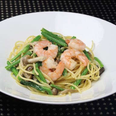 ホテル広島サンプラザ レストラン クレセント_小海老のクリームソースパスタ