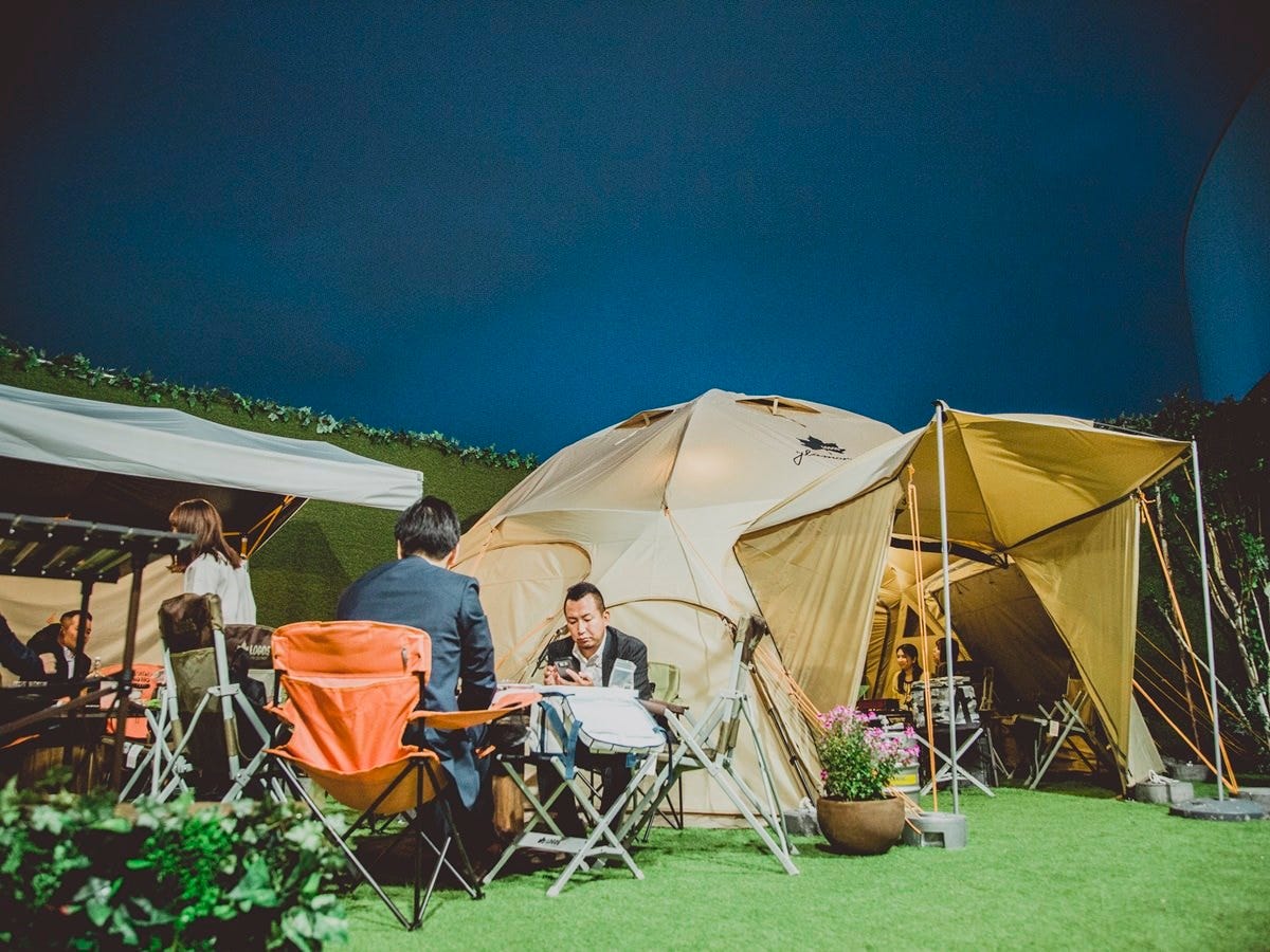 ノルベサ BEER GARDEN ＆ BBQ ”THE CAMP” 個室 - 楽天ぐるなび