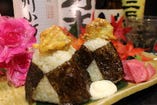 鶏天むす            名古屋名物の天むすです！