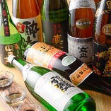 当店では全国の地酒だけでなく、京都の地酒も多くご用意。