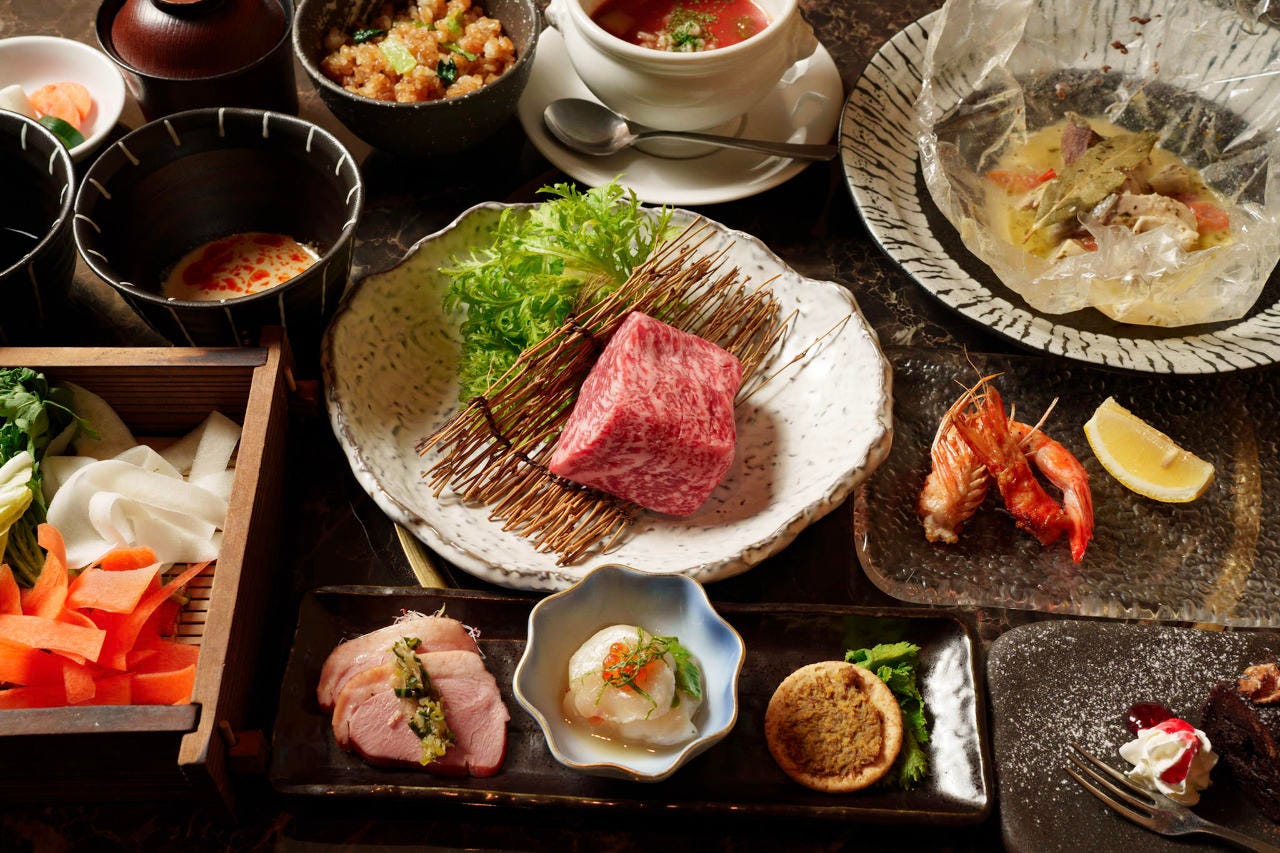 鉄板焼き 梨の家 コース 五反田店限定 豪華食材を堪能 鉄板焼き五反田コース 全8品 ぐるなび