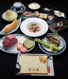 【オススメ季節のコース】カウンター席確約！A5ランク伊万里牛や焼アワビなどを使用！豪華9品をご堪能！