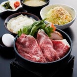 伊万里牛スキヤキ膳