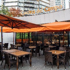 ビアガーデン 選べるお肉のグリル盛り クッチーナデルカンポ【新宿貸切宴会】_最大48名までご利用OK★大人気テラス席の「席のみ予約」も承っております!また、ビアガーデンプラン以外の全てのコースでテラス席のご利用が可能!お気軽にお問い合わせください♪