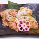 鮭ハラス柚子胡椒焼き