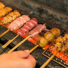 串には広島県の地鶏を使用！