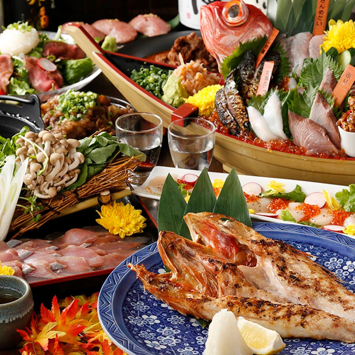 魚と和牛の個室居酒屋 魚縁 秋葉原駅前店 メニュー：個室・店内ご紹介