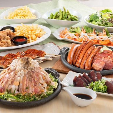 旨唐揚げと居酒メシ ミライザカ 久茂地 国際通り店_◇夏のスタミナ陶板焼きコース◇背脂とんこつ陶板付き♪【2.5H飲み放題付/4500円】