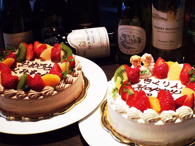 誕生会や女子会はこれで決まり ホールケーキ付きコース料理8品 90分飲み放題付 4000円 税込 の詳細 創作イタリアン パーティ Glance グランス 岡山市 イタリアン イタリア料理 ぐるなび