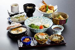 ふく刺しからお寿司まで　　「ふく彩りコース」
