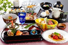 旬の食材を使った季節の会席