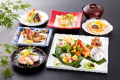 人気の「会席ランチ」