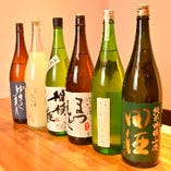 和食に合う季節のお酒も取り揃えてます