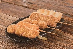 浅草 やきとり道場 東武浅草駅前_おまかせ串揚げ5本盛り