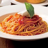 マスカルポーネチーズのスパゲティ トマトソース