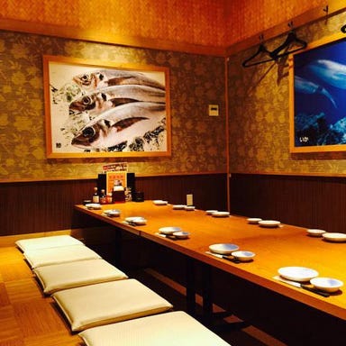 個室完備 海鮮居酒屋 魚鮮水産 アイスタ新山口店 店内の画像