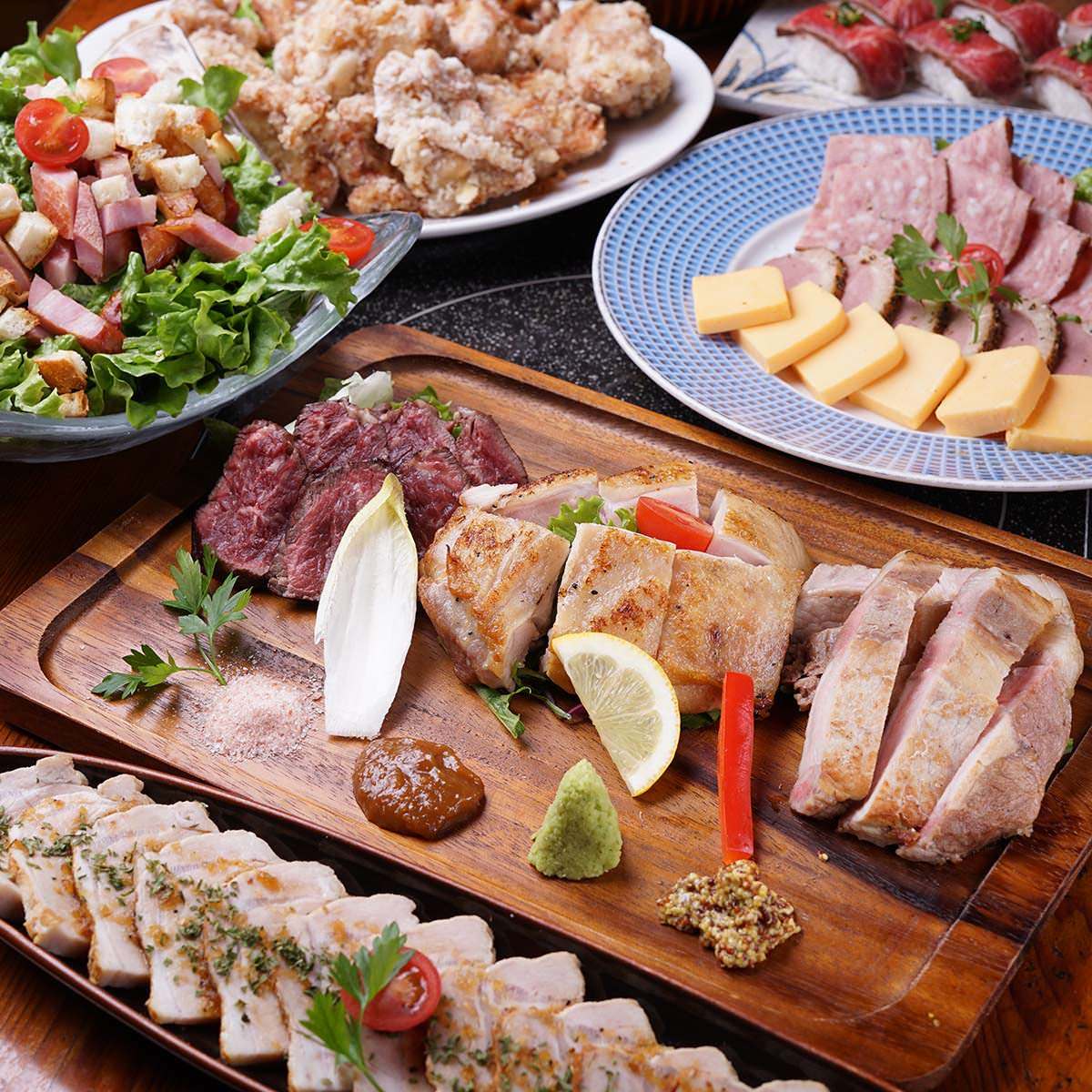 5 000円コース 馬刺2種 炭火焼が楽しめる 10品 2時間飲み放題付で宴会 接待の詳細 肉系居酒屋 肉十八番屋 虎ノ門店 虎ノ門 居酒屋 ぐるなび